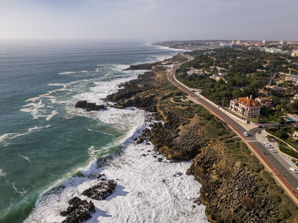 Prachtige autoroute bij Cascais